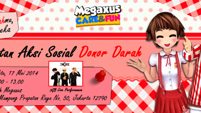 EVENT DONOR DARAH BERSAMA MEGAXUS